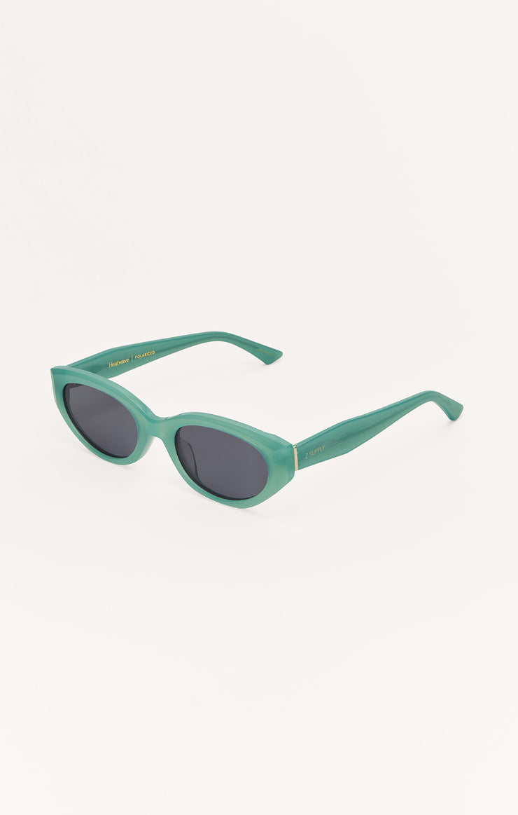 Heat Wave Sunglasses Matcha Grey Polarized