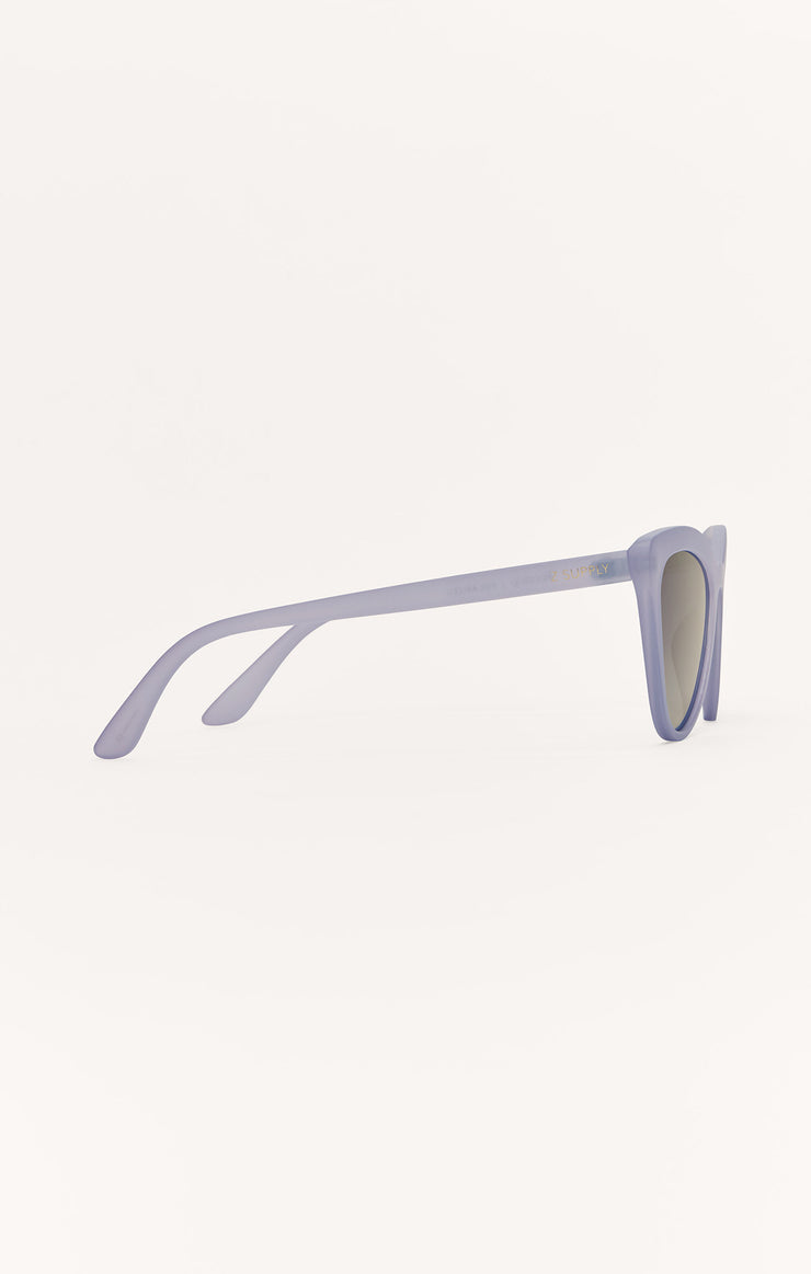 Rooftop Sunglasses Frosted Violet Gradient