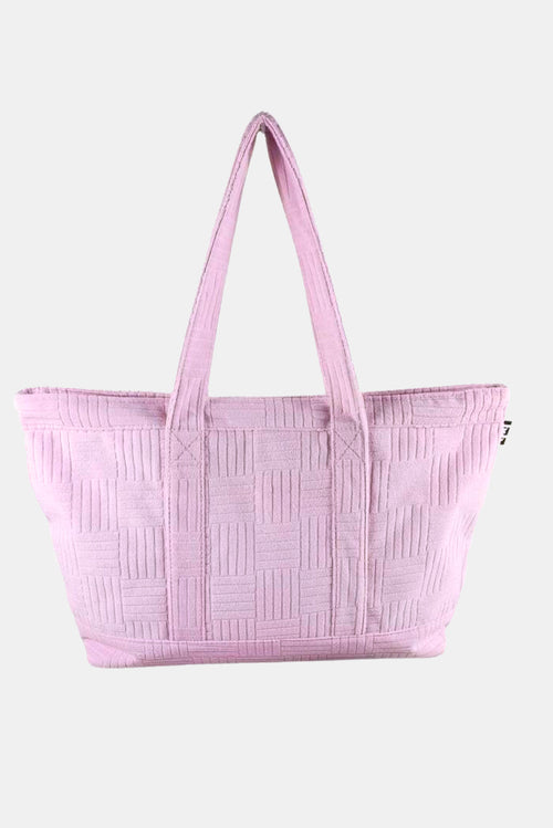 Terry Tote with Cosmetic Bag Lilac