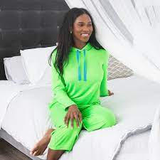 Coupe Hooded Top Lime