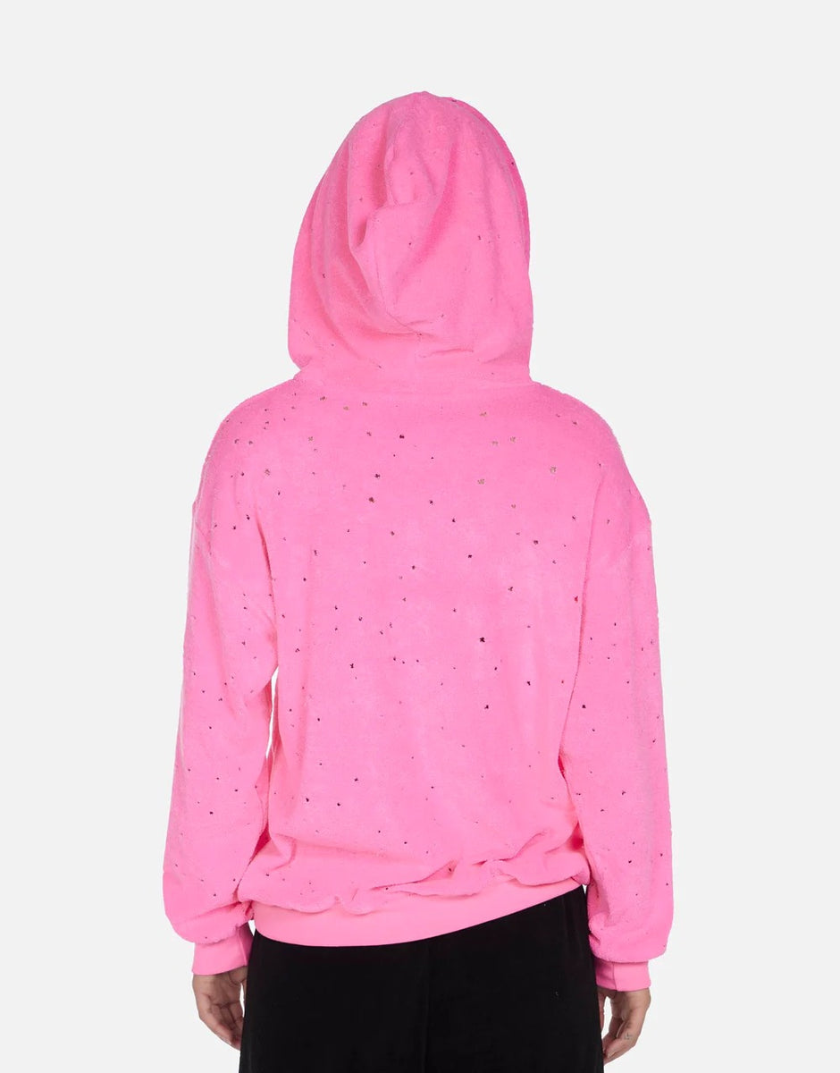 Champion neon hot sale pink hoodie