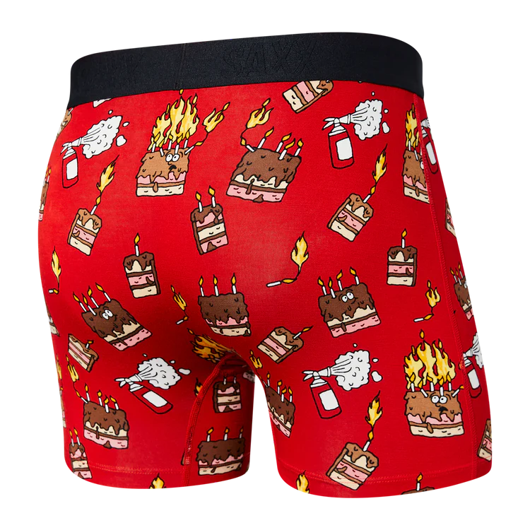 VIBE SUPER SOFT Boxer Brief / Fired Up Red