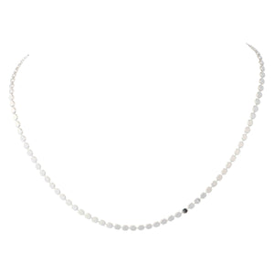 Mya Shiny Silver Necklace