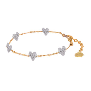 Mishky Heartsy Chain Bracelet