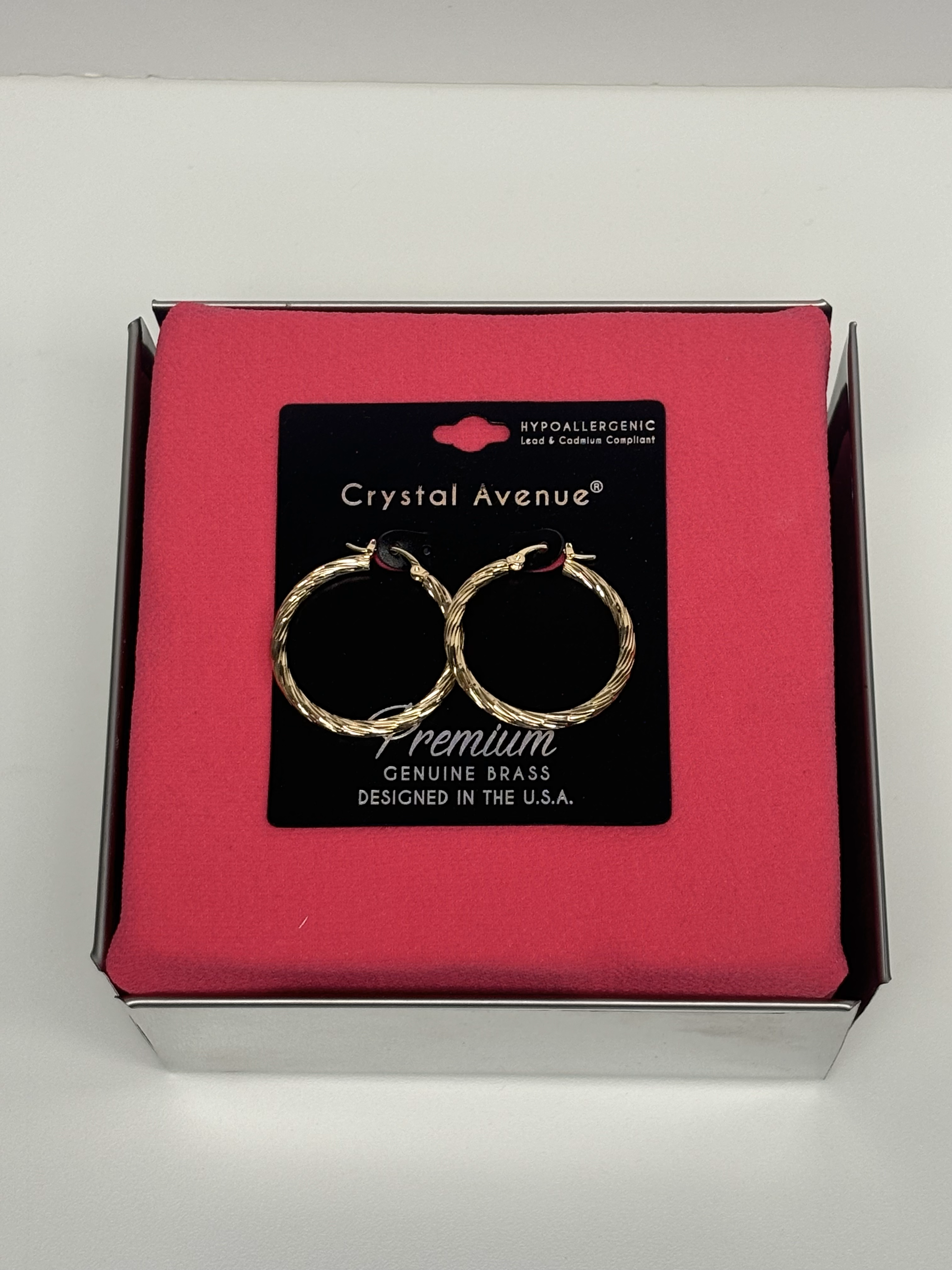 Amelia Texture Hoops