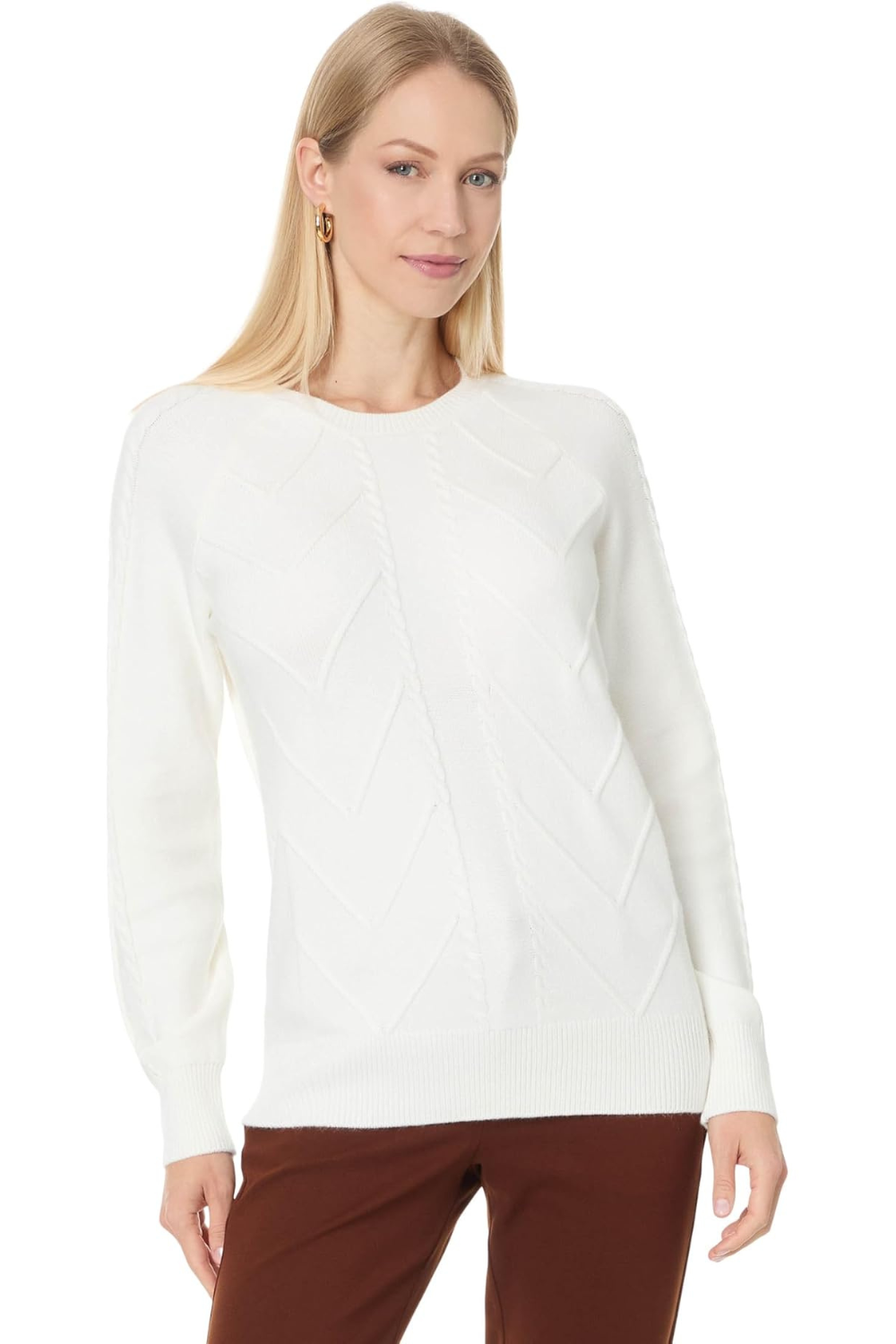 Boatneck Raglan Long Sleeve Sweater