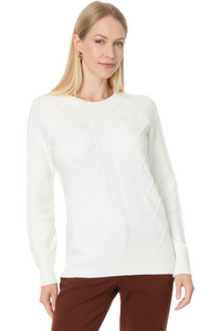 Boatneck Raglan Long Sleeve Sweater