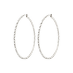 Load image into Gallery viewer, SIDNEY Crystal Hoop Earrings
