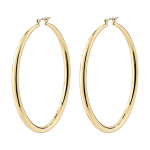 PRIYA Recycled Large Hoop Earrings 60 mm