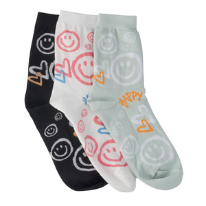 Light Smiley Socks