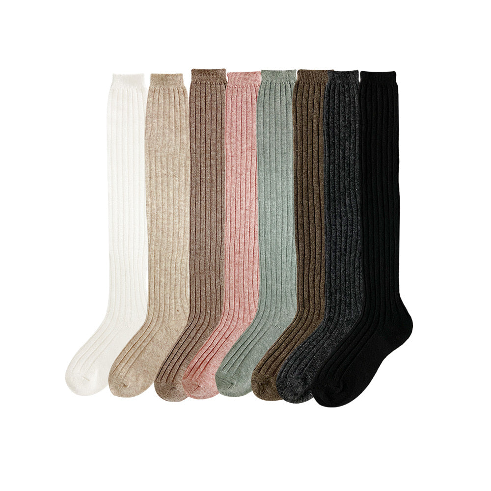 Long Cashmere Blend Slouch Socks