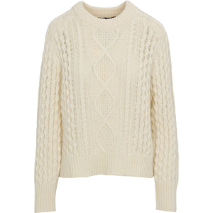 Anna Pullover Sweater Antique White