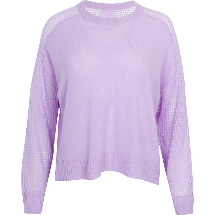 Riley Cashmere Pullover Orchid