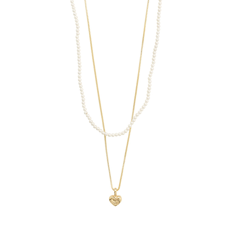 ARLET Necklace 2-in-1 Set, Gold-plated