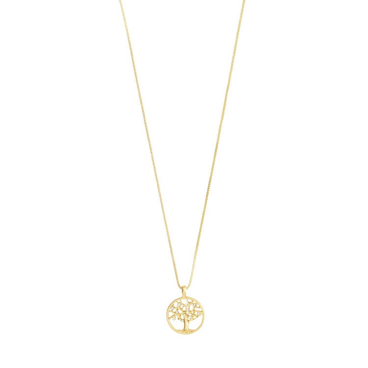 IBEN Recycled Tree of Life Necklace Gold
