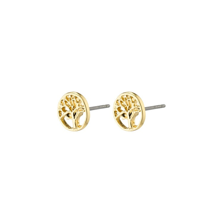 IBEN Recycled Tree of Life Earrings Gold