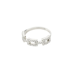 COBY Recycled Crystal Ring Silver