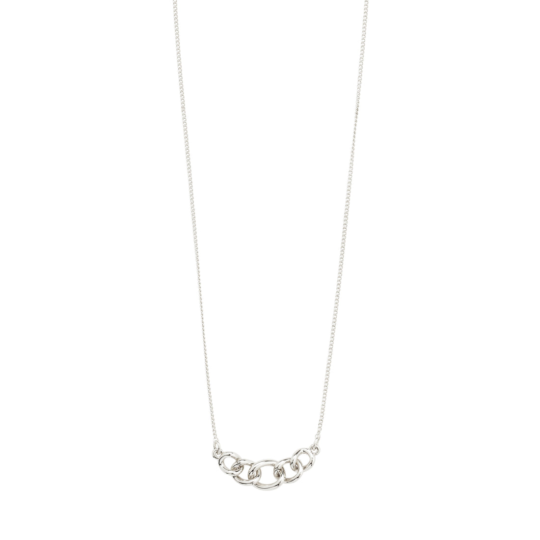 WRENLEY Recycled Necklace Silver-Plated