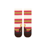 Load image into Gallery viewer, Athletic Steady Crew Socks Magenta Stripe
