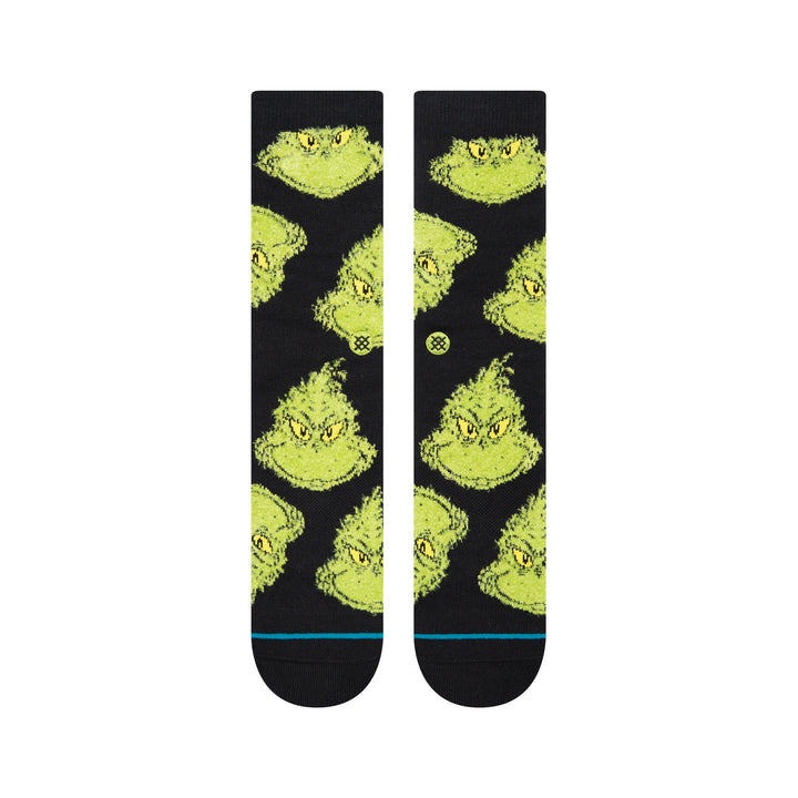 The Grinch x Stance Mean One Crew Socks