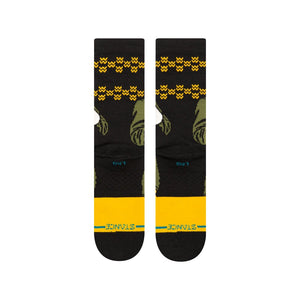 Elf Smiling's My Favorite Casual Crew Socks Black