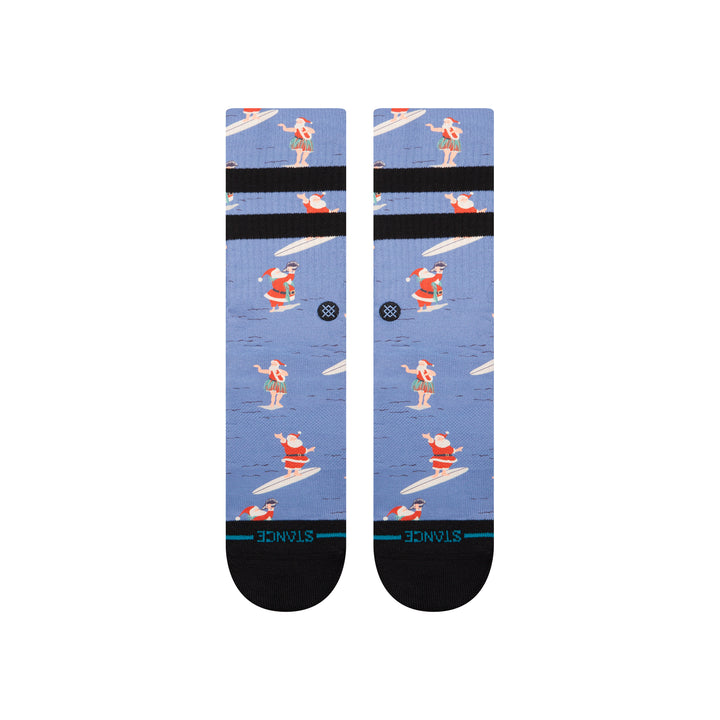 Surfing Santa Crew Socks