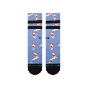 Surfing Santa Crew Socks