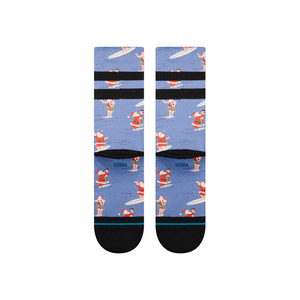 Surfing Santa Crew Socks