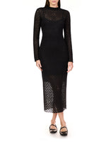 Load image into Gallery viewer, Mock Neck Lace Dress
