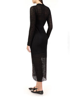 Load image into Gallery viewer, Mock Neck Lace Dress
