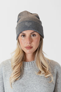 Crystal Hat Charcoal Grey