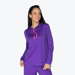 Coupe Hooded Top Violet