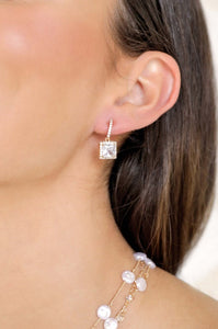 Lorna Crystal Mini 18k Gold Plated Earrings