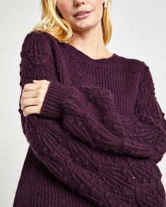 Rayne Sweater Deep Plum