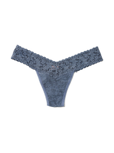 Rolled Signature Lace Low Rise Thong Multiple Solid Colours