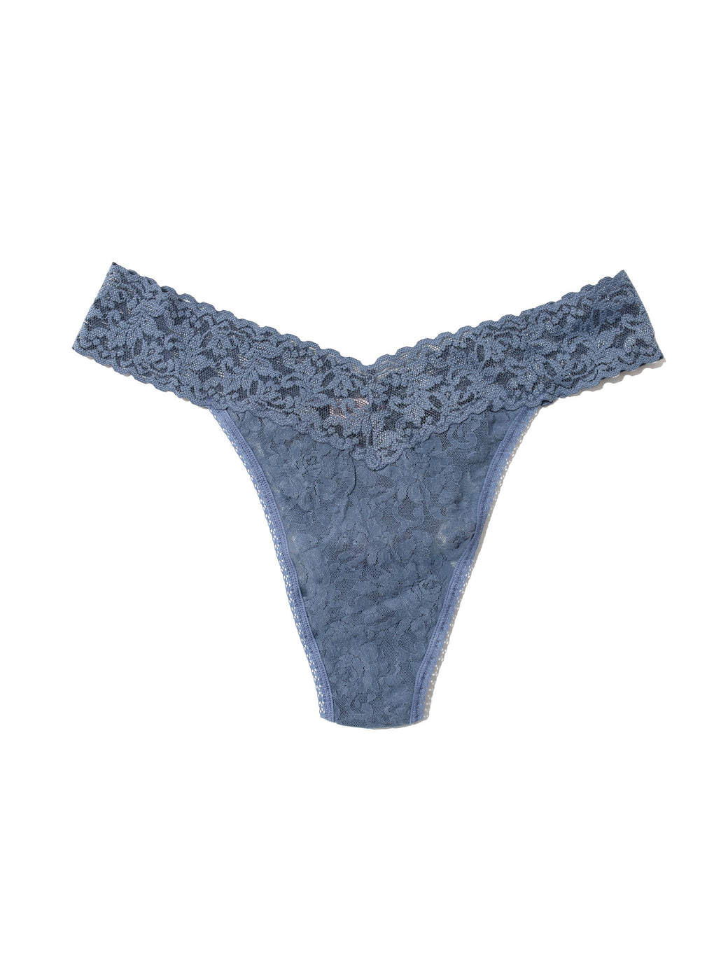 Rolled Signature Lace Original Rise Thong Multiple Solid Colours