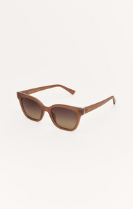 High Tide Sunglasses Taupe Gradient Polarized