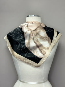 Macie Black Scarf