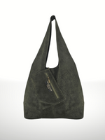 Load image into Gallery viewer, Giannina Suede Leather Shoulder Bag
