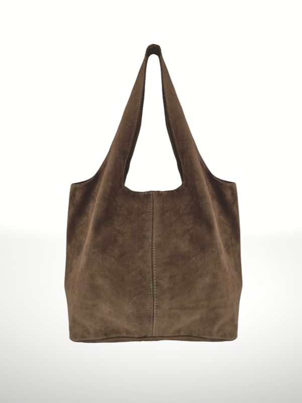 Giannina Suede Leather Shoulder Bag