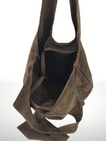 Load image into Gallery viewer, Giannina Suede Leather Shoulder Bag
