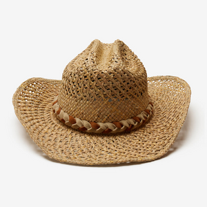 Yucca Cowboy Hat in Natural | WYETH x "INTENTIONALLY _________."