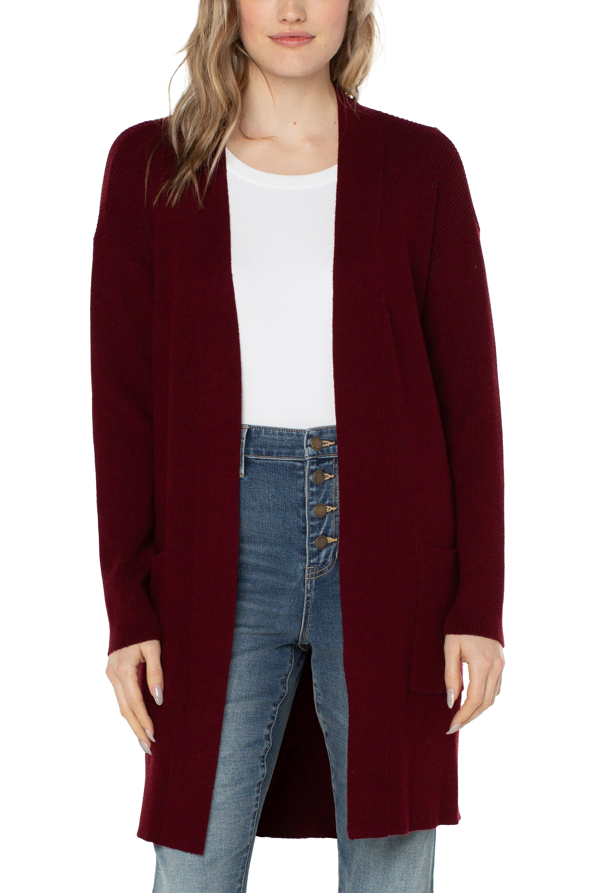 Open Front Cardigan Sweater