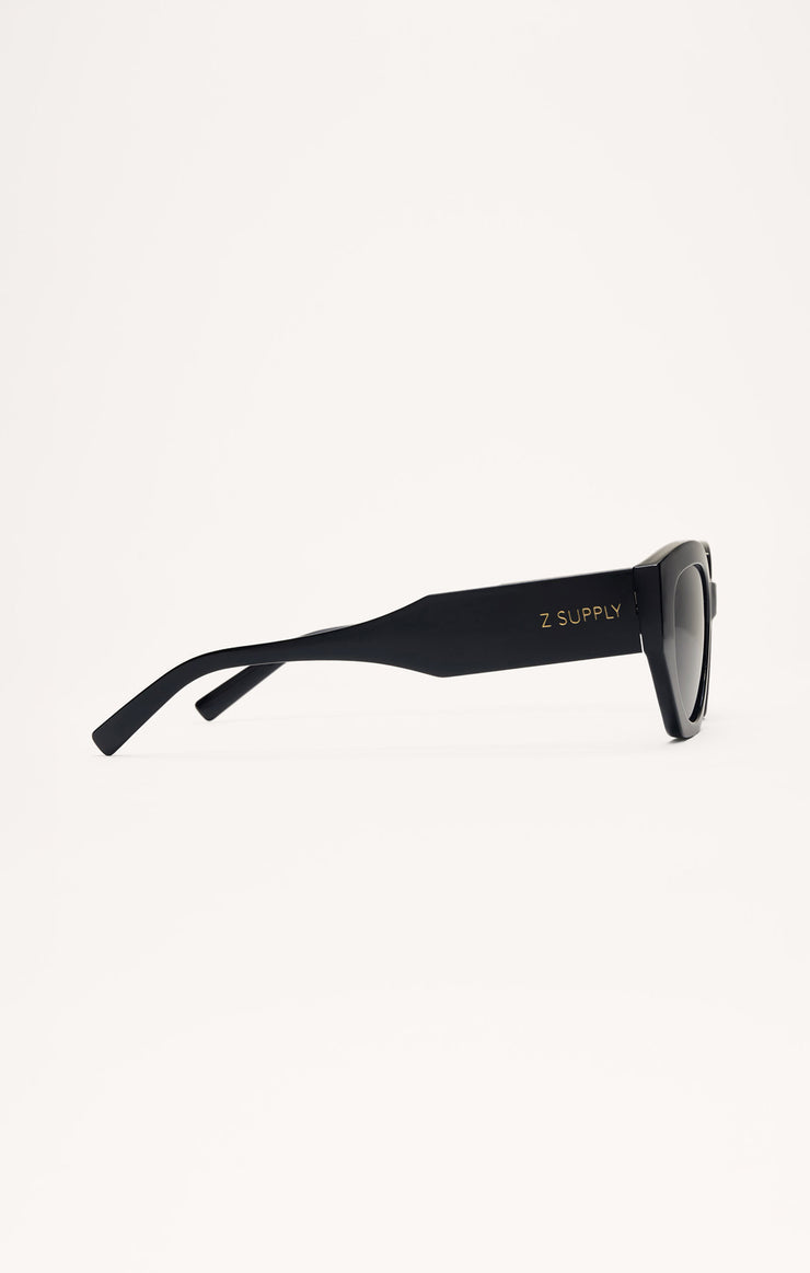 Love Sick Sunglasses Polished Black Grey