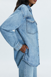 Mandy Denim Shacket Satellite