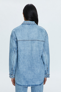 Mandy Denim Shacket Satellite