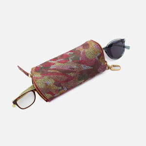 SPARK Double Glasses Case Abstract Foliage