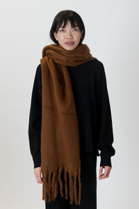 Solid Scarf Brown