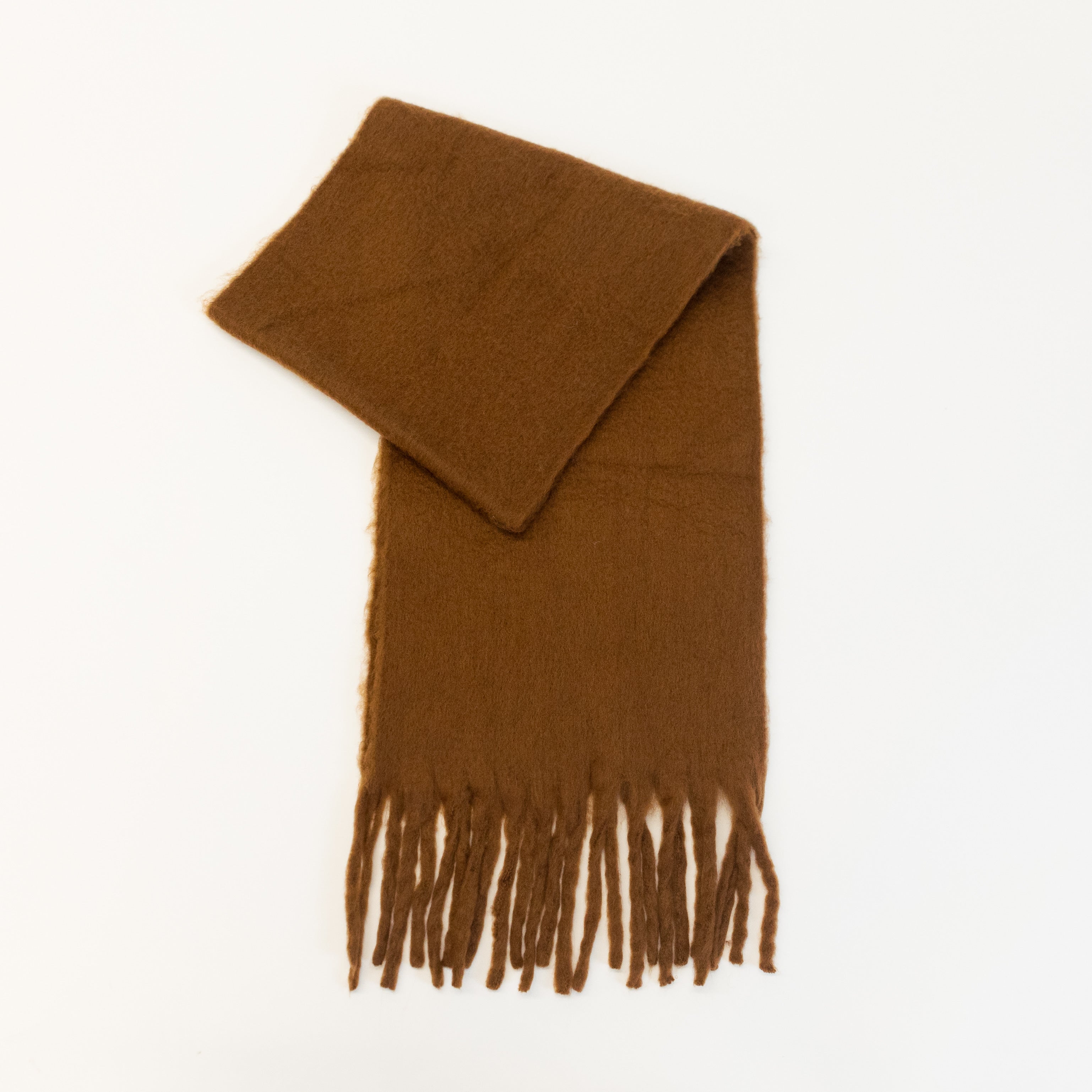 Solid Scarf Brown