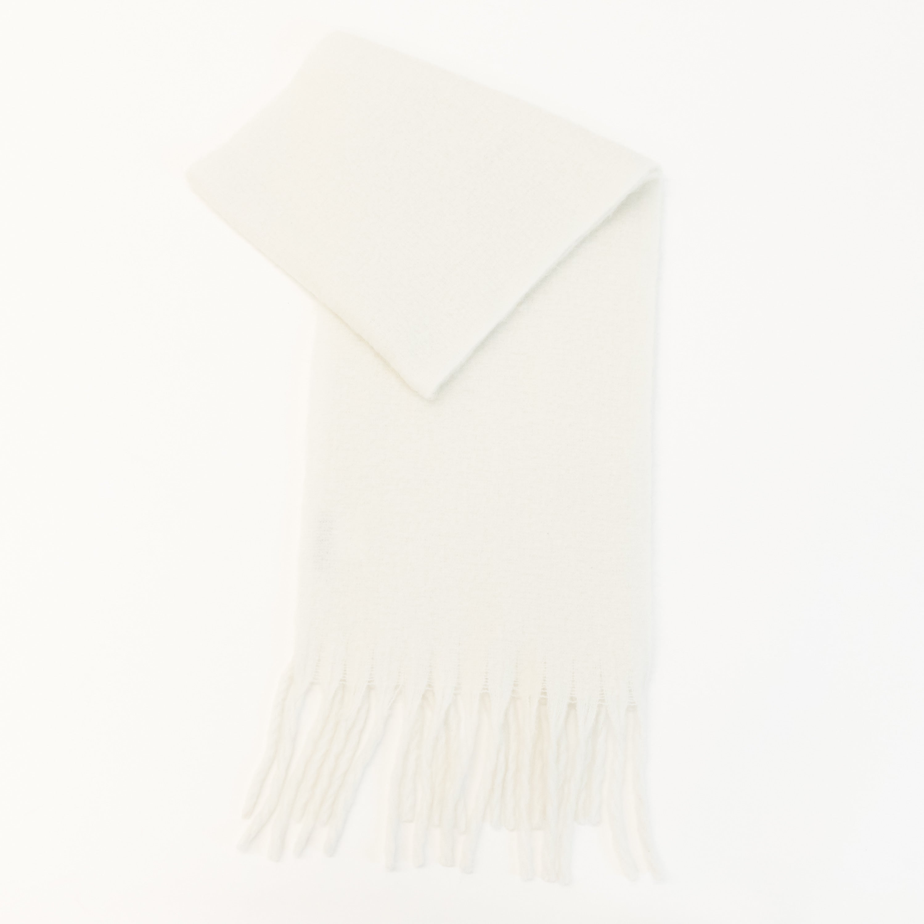 Solid Scarf Pure White